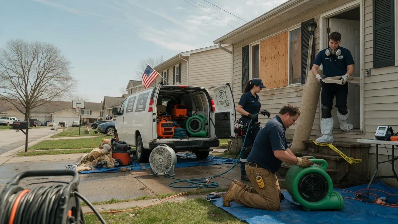 Water Damage Restoration in Ellendale, ND near me